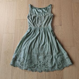 Elie Tahari vintage Ilona green sundress